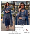 Hoor Tex 585 E To H Best Georgette Pakistani Suits Wholesale Shop In Surat

